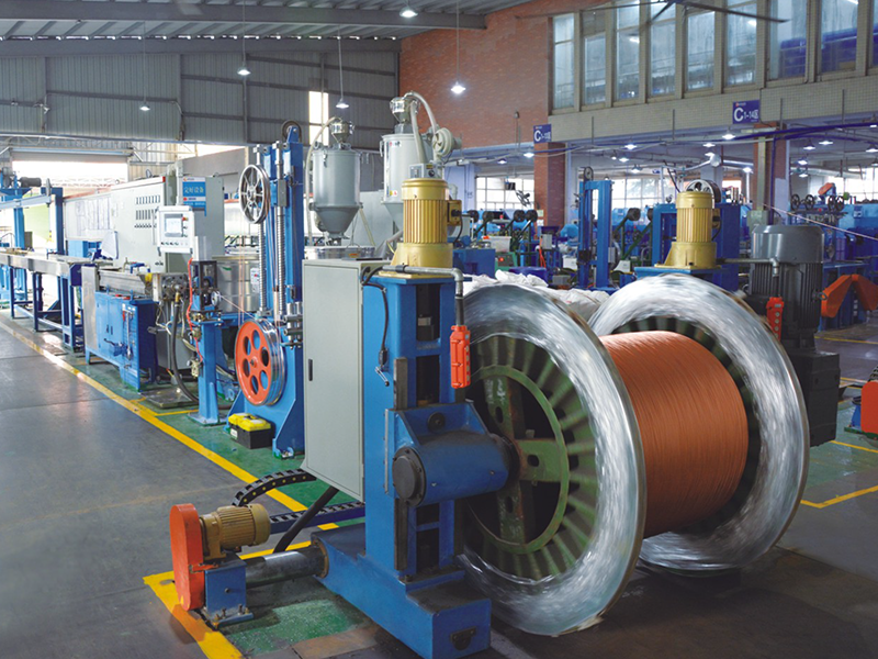 Φ90建筑用BV、BVR低壓電纜押出生產線